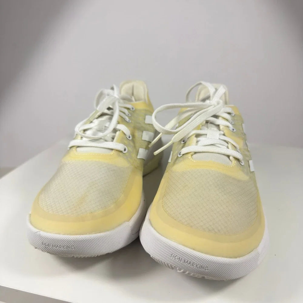 Adidas Crazyflight Volleyball Shoes Womens Size 5 Yellow White Boost EF2678